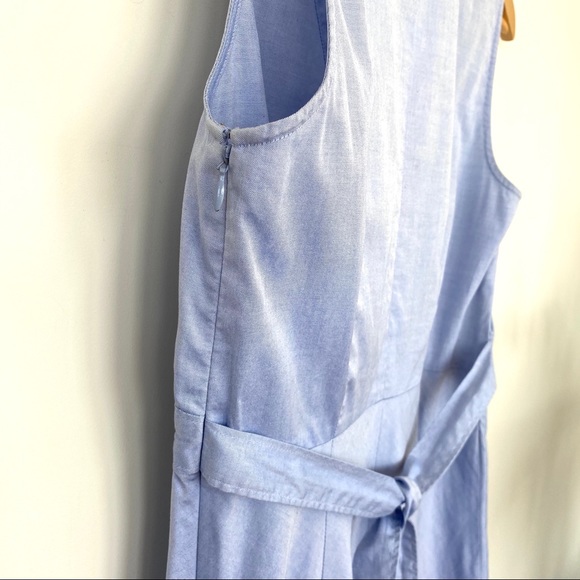 J. Crew 💯 cotton midi dress with back tie - Picture 4 of 10